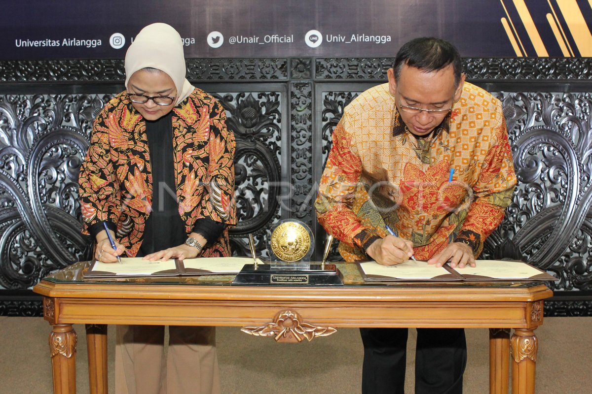 Kesepakatan Bersama Universitas Airlangga Dengan Bpom Antara Foto