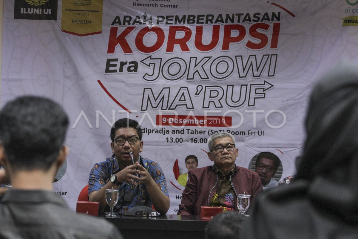 DISKUSI PERINGATAN HARI ANTIKORUPSI SEDUNIA | ANTARA Foto