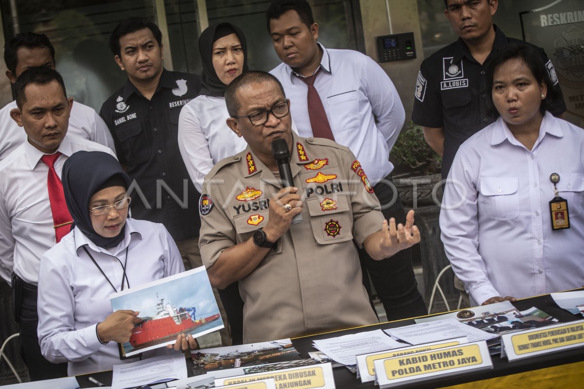 PENGUNGKAPAN KASUS KAPAL BERBENDERA MALAYSIA | ANTARA Foto