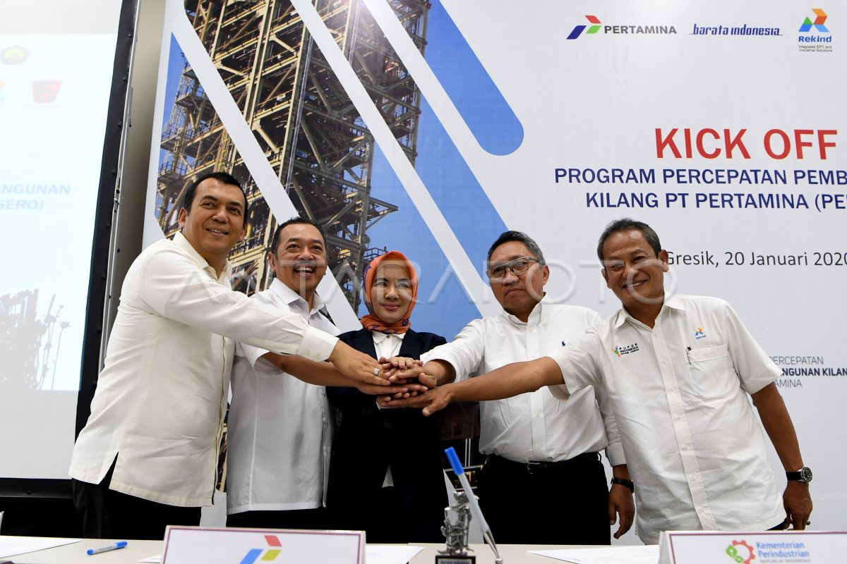 PERCEPATAN PEMBANGUNAN KILANG PERTAMINA | ANTARA Foto