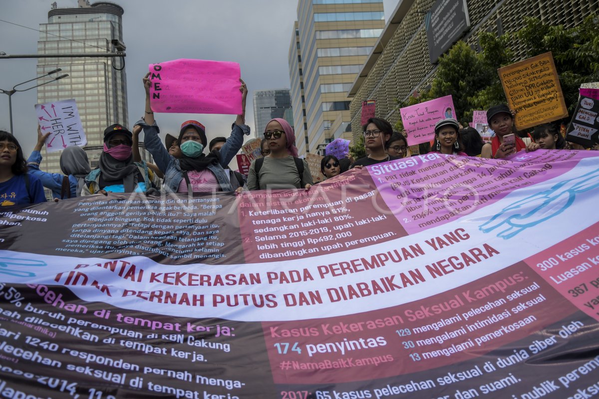 PERINGATAN HARI PEREMPUAN INTERNASIONAL DI JAKARTA | ANTARA Foto