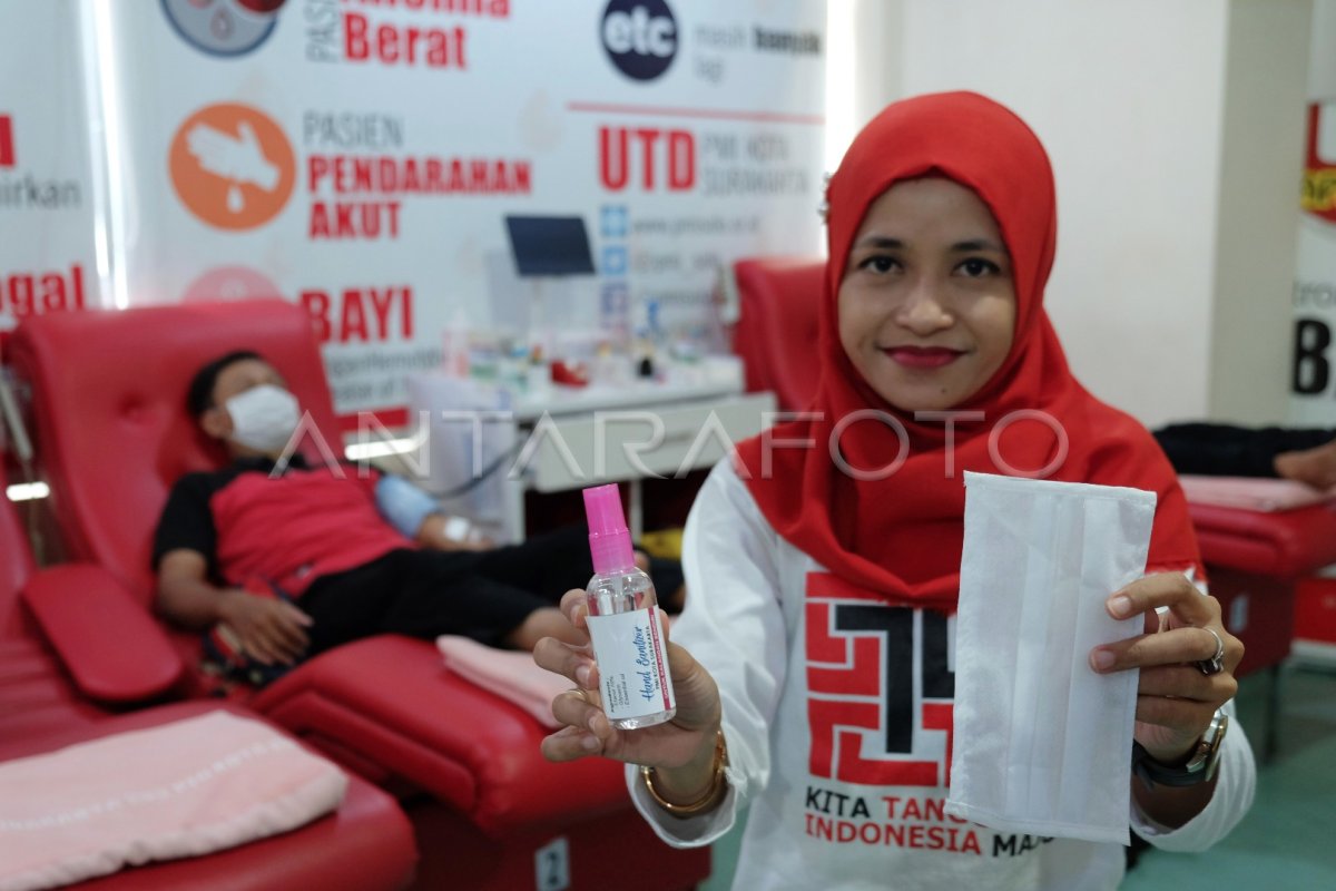 DONOR DARAH PMI SOLO | ANTARA Foto