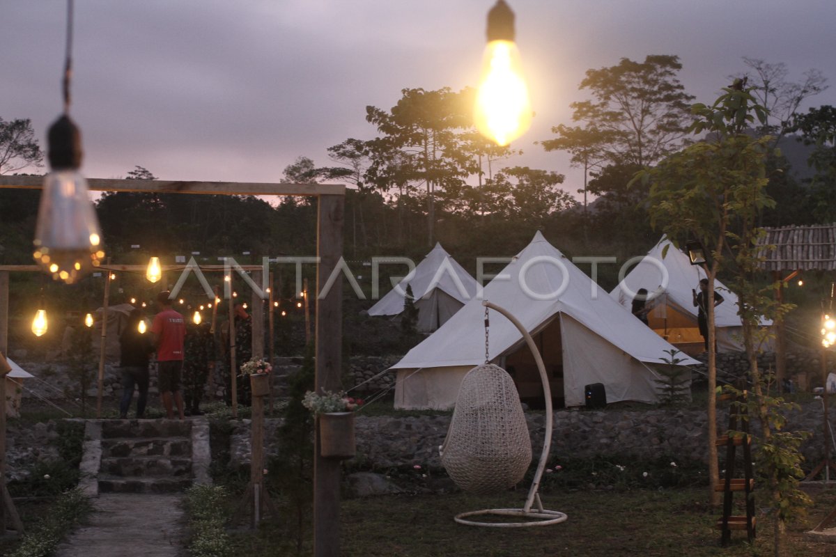 WISATA GLAMPING DIBUKA KEMBALI | ANTARA Foto