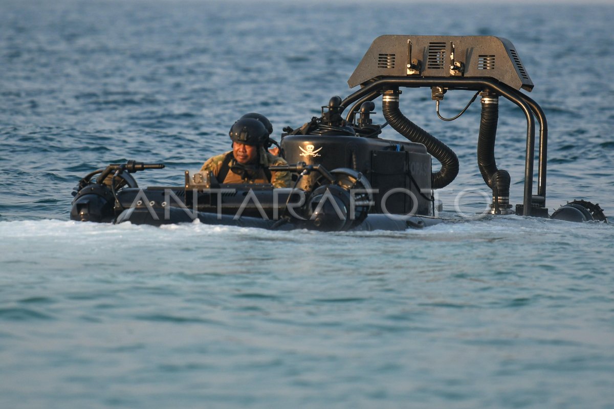 Latihan Peperangan Laut Khusus 2020 Antara Foto