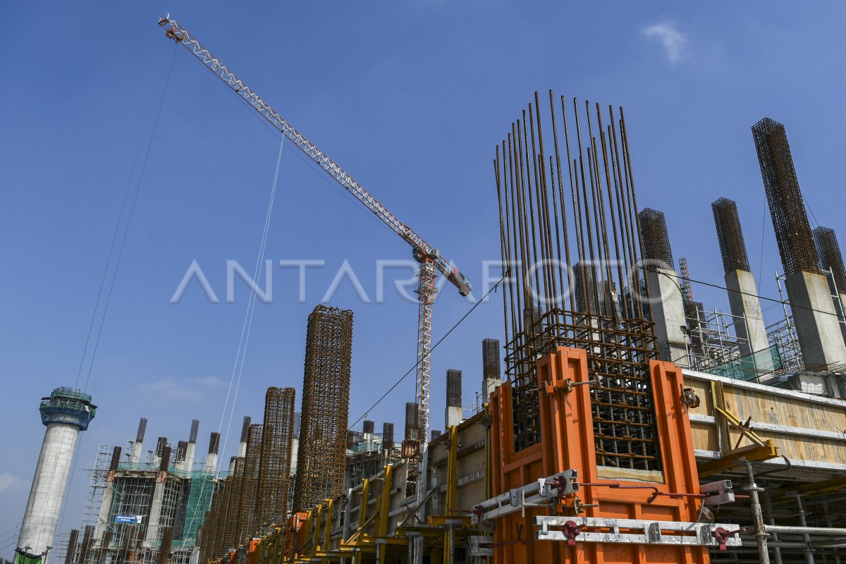 PROGRES PEMBANGUNAN STADION BMW | ANTARA Foto