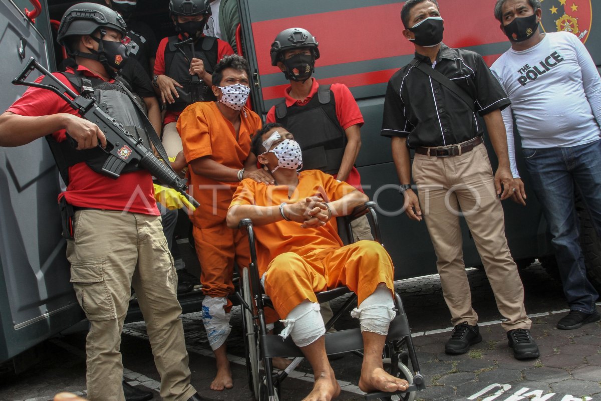 PENGUNGKAPAN KASUS PEMBUNUHAN BERENCANA PEMILIK MOBIL RENTAL | ANTARA Foto