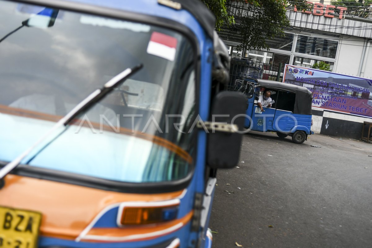 Penataan Kawasan Stasiun Tebet Antara Foto