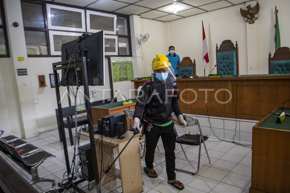 PENGADILAN NEGERI PALEMBANG DITUTUP SEMENTARA | ANTARA Foto