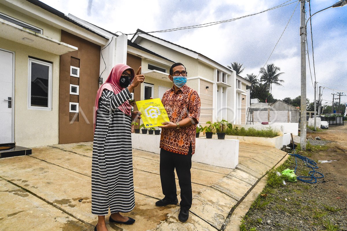 PENYALURAN KPR BTN DI TENGAH PANDEMI COVID-19 | ANTARA Foto