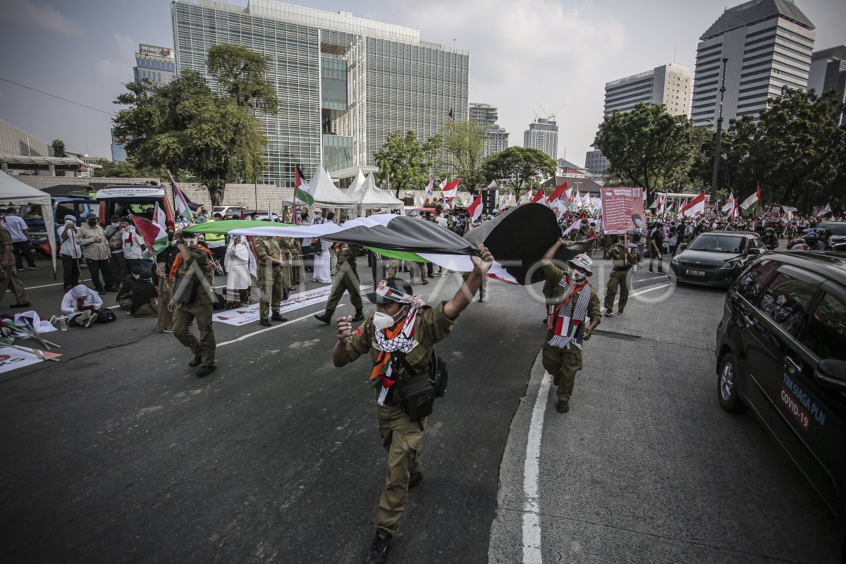 AKSI BELA PALESTINA | ANTARA Foto