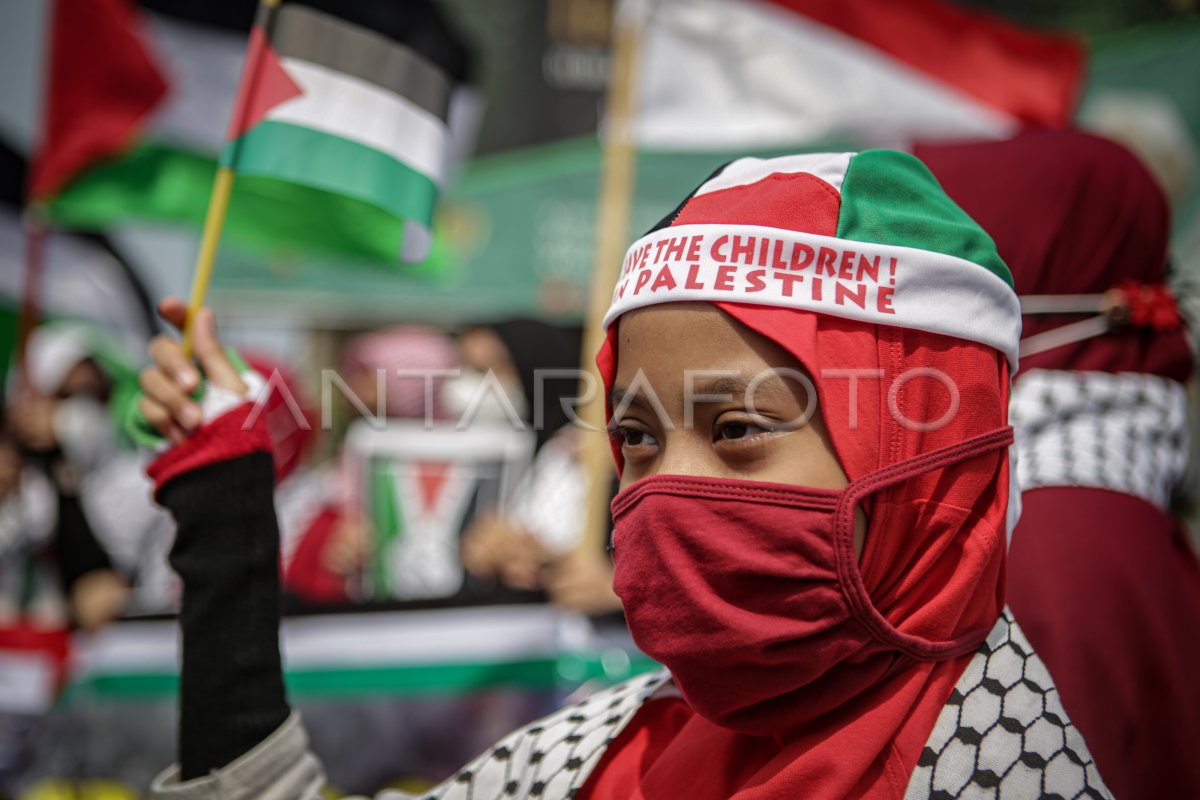 AKSI SOLIDARITAS UNTUK PALESTINA | ANTARA Foto