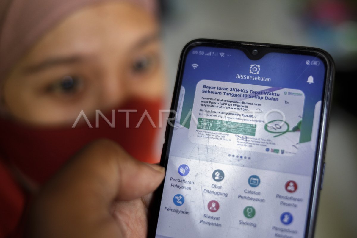 DUGAAN KEBOCORAN DATA PESERTA BPJS KESEHATAN | ANTARA Foto