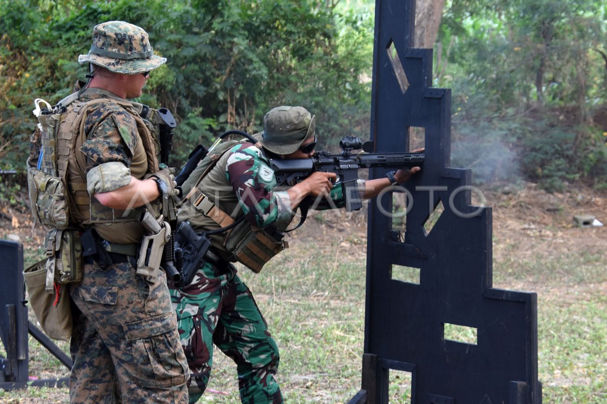 Korps Marinir Indonesia Dan Amerika Berlatih Menembak Marksmanship