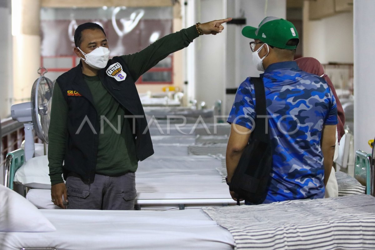 Pembangunan Rumah Sakit Lapangan Tembak Surabaya Antara Foto