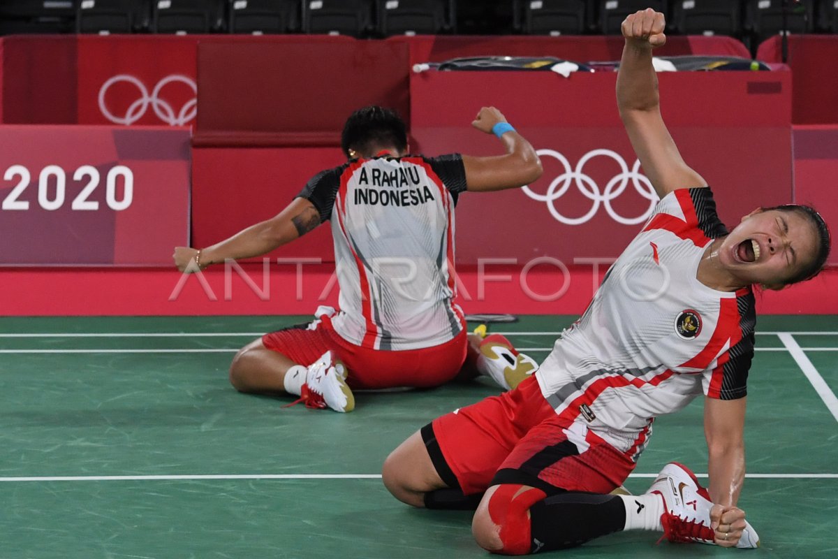 Ganda Putri Indonesia Lolos Semifinal Olimpiade Tokyo Antara Foto