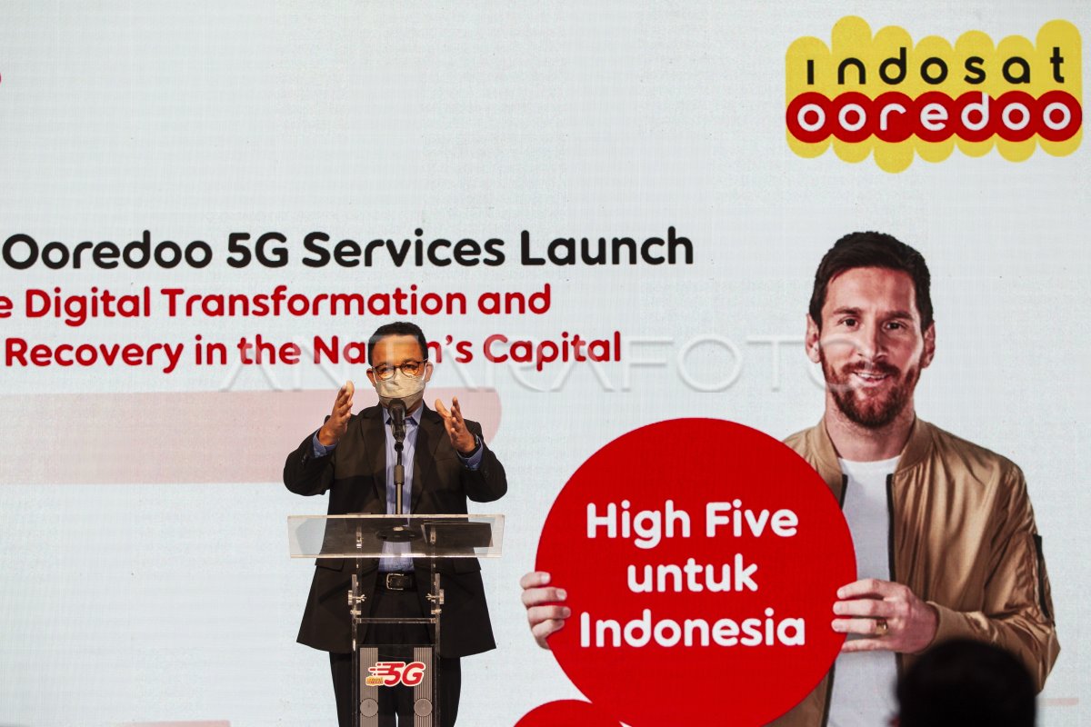 PELUNCURAN LAYANAN 5G INDOSAT OOREDOO | ANTARA Foto