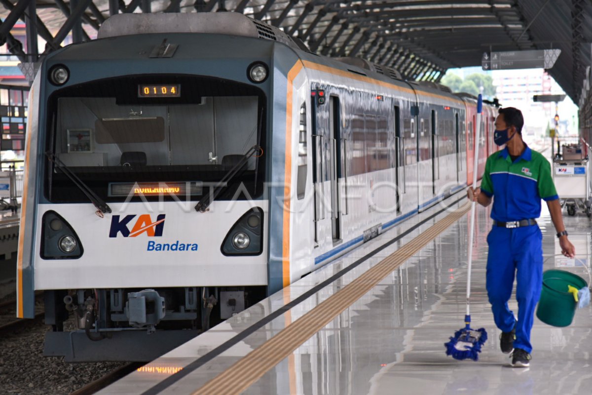 Kereta Api Bandara Kualanamu Kembali Beroperasi Antara Foto