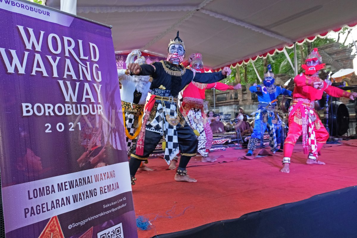 World wayang way borobudur antara foto