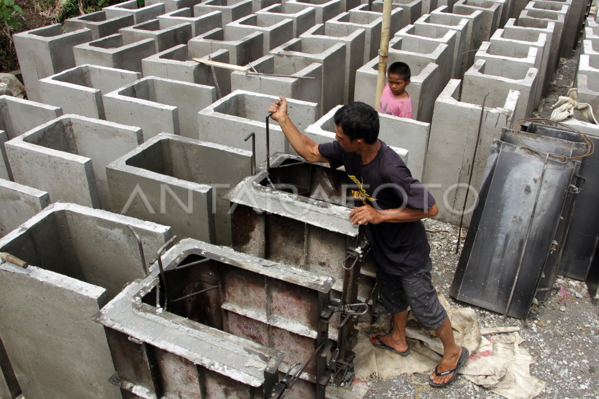 PRODUKSI BETON PRACETAK U-DITCH MENINGKAT