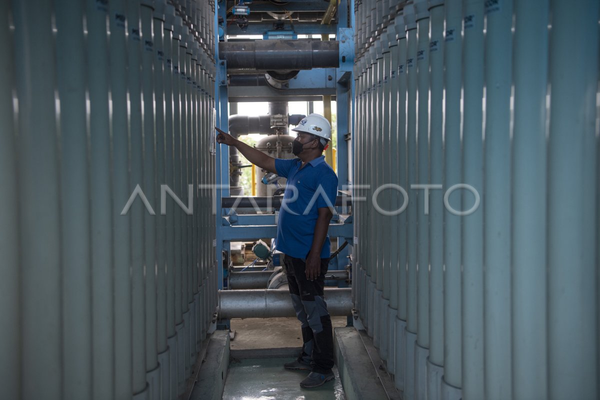 Instalasi Pengolahan Air Jakpro Memiontec Air Antara Foto