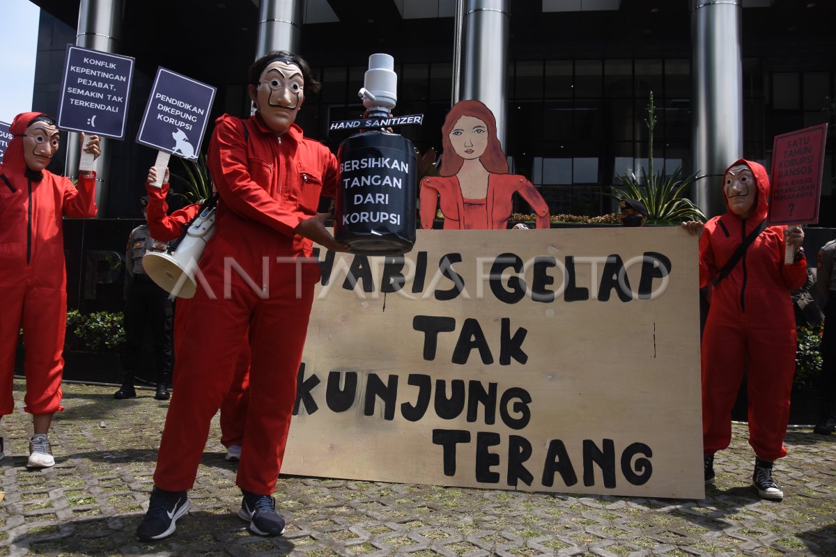 AKSI PERINGATAN HARI ANTIKORUPSI SEDUNIA | ANTARA Foto