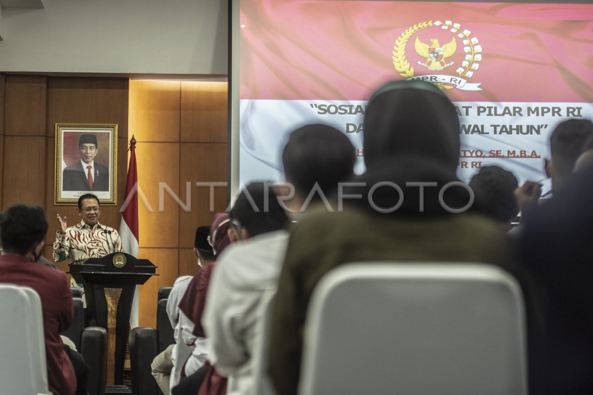 SOSIALISASI EMPAT PILAR MPR DAN CATATAN AWAL TAHUN | ANTARA Foto