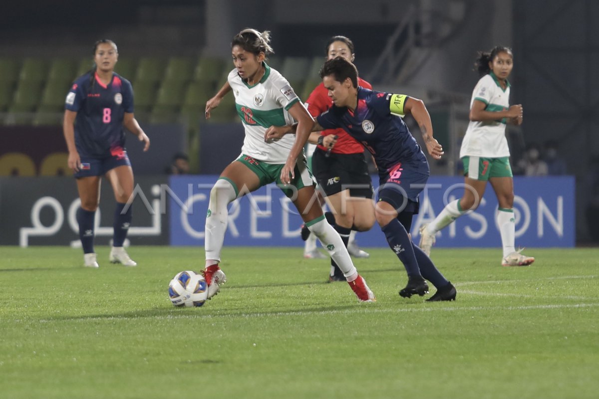 TIMNAS WANITA INDONESIA LAWAN FILIPINA | ANTARA Foto