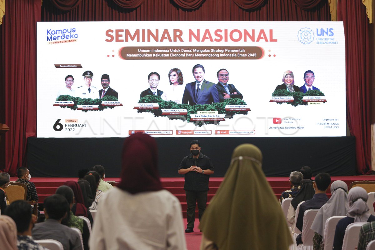 SEMINAR STRATEGI PEMERINTAH TUMBUHKAN KEKUATAN EKONOMI BARU | ANTARA Foto