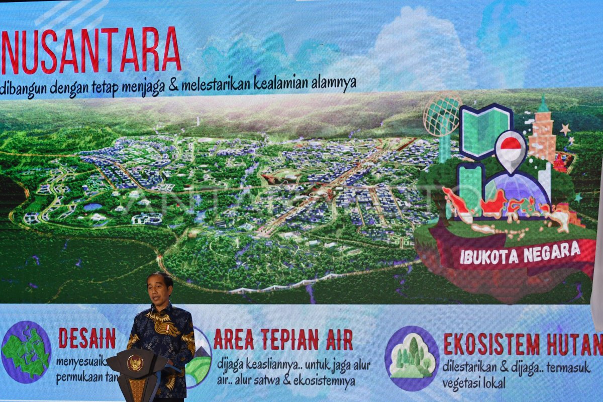 PRESIDEN SOSIALISASIKAN IKN NUSANTARA | ANTARA Foto
