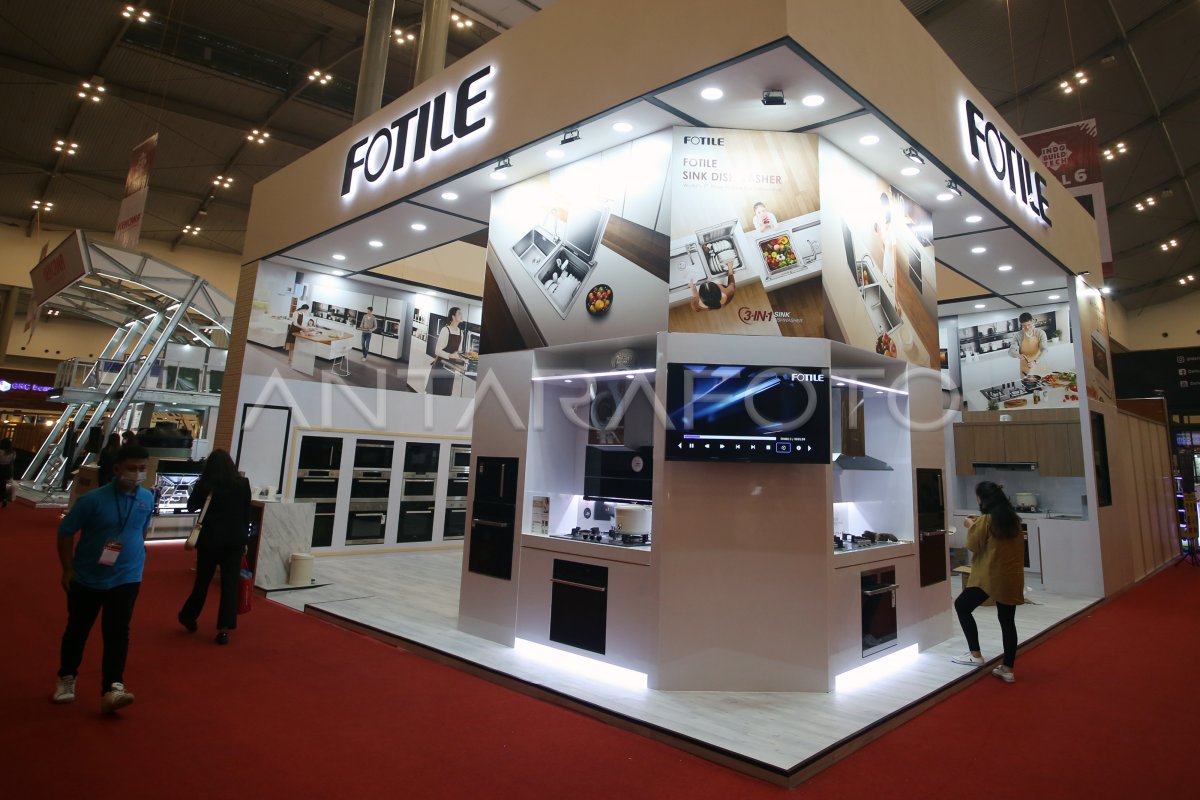 PAMERAN INDO BUILD TECH 2022 ANTARA Foto