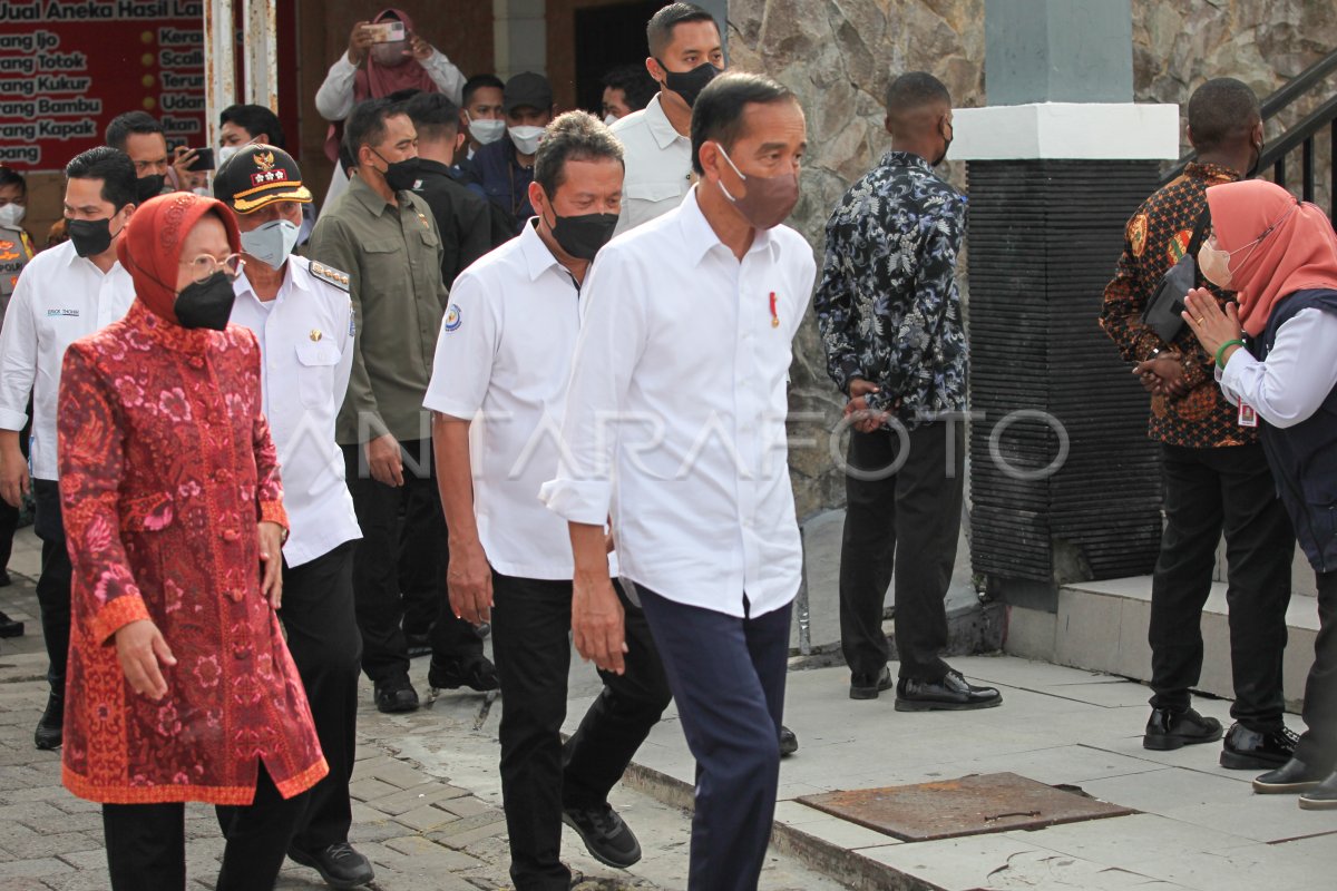 KUNJUNGAN KERJA PRESIDEN JOKO WIDODO DI KAMPUNG NELAYAN SURABAYA ...