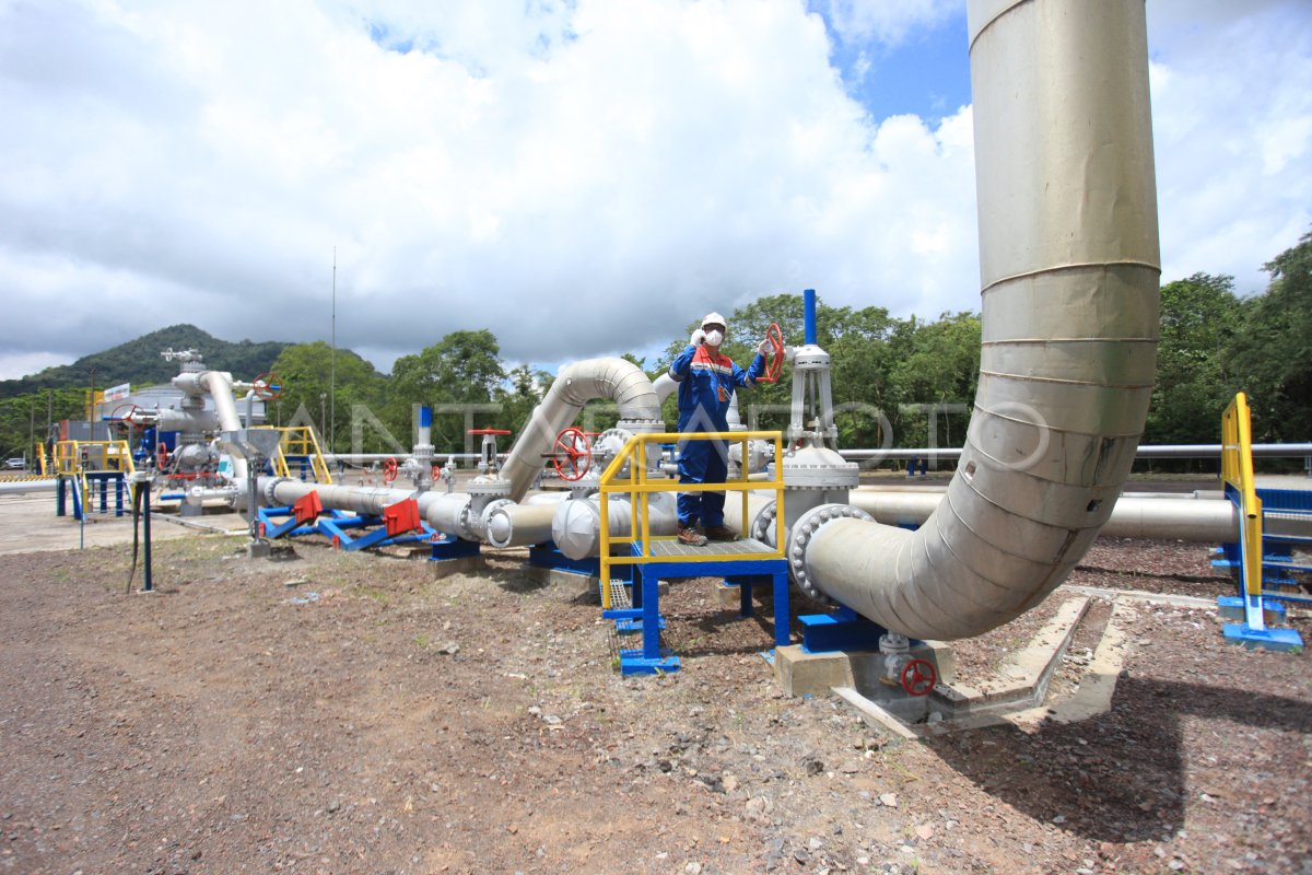 Pembangkit Listrik Tenaga Panas Bumi Pertamina Antara Foto