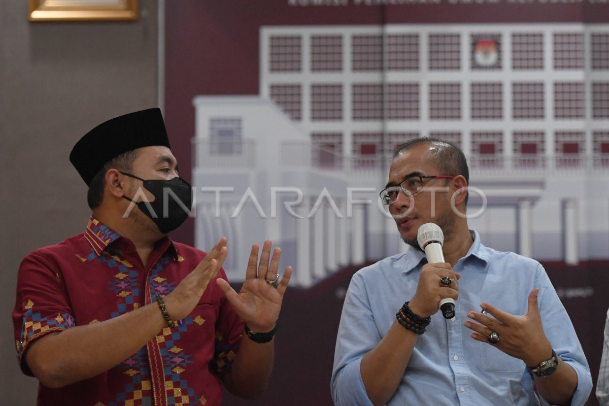 DISKUSI PERSIAPAN PENYELENGGARAAN PEMILU 2024 | ANTARA Foto