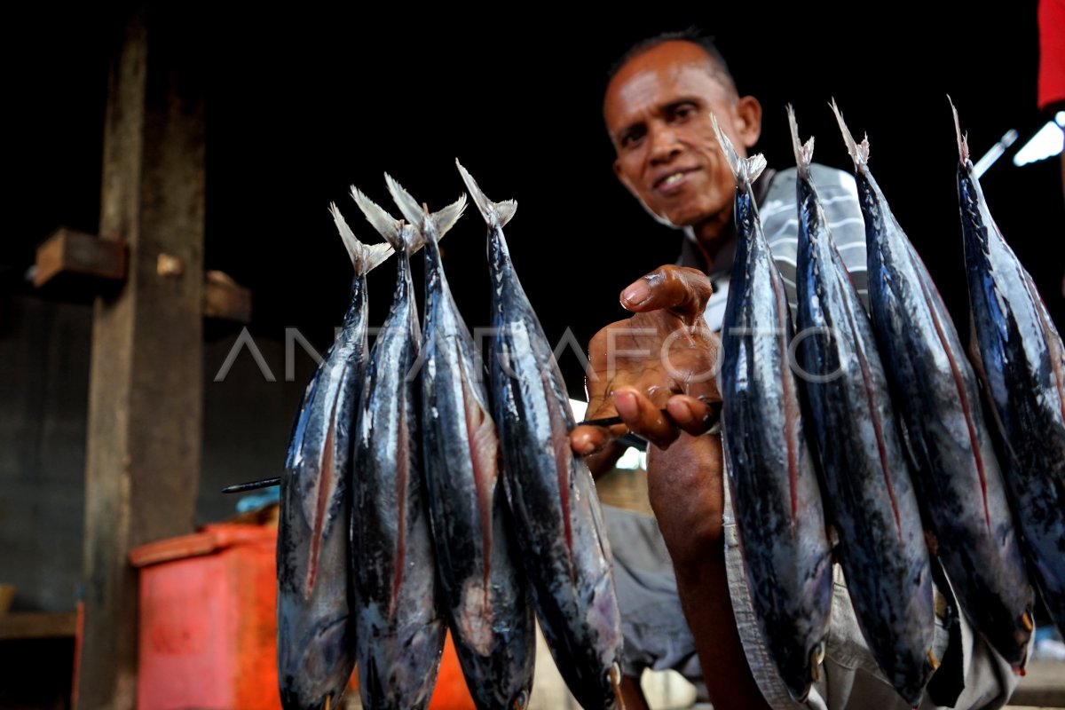 PRODUKSI CAKALANG FUFU DI GORONTALO ANTARA Foto