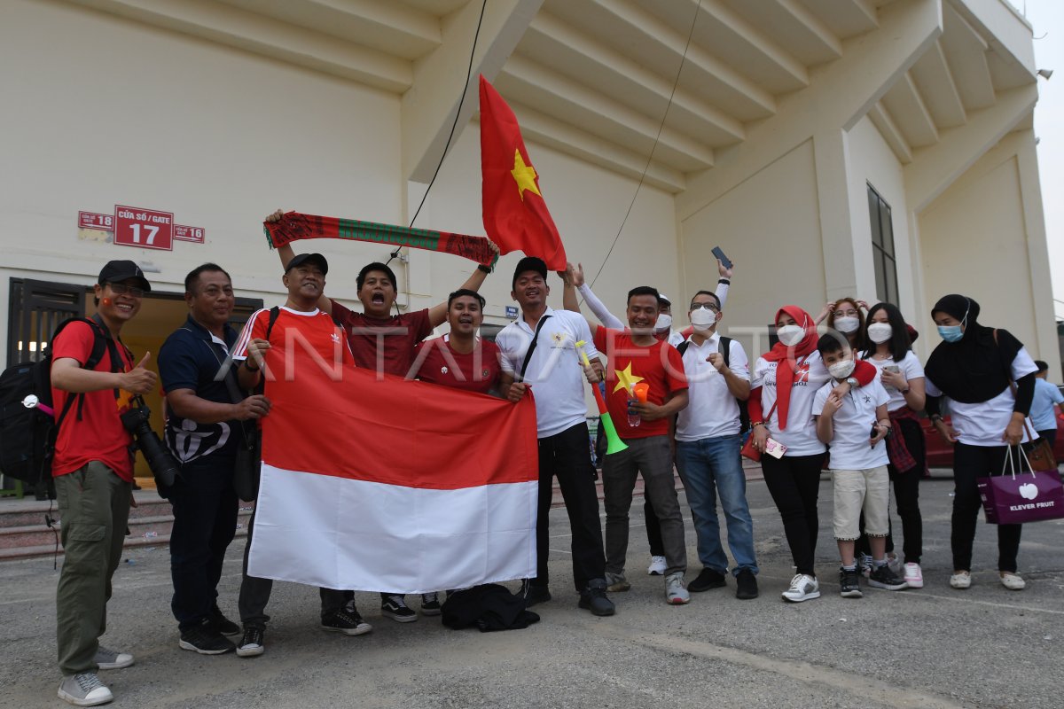 Suasana Jelang Pertandingan Indonesia Lawan Vietnam Antara Foto