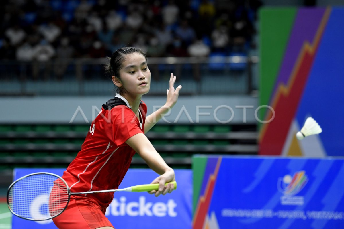 BULU TANGKIS BEREGU PUTRI INDONESIA RAIH PERAK | ANTARA Foto