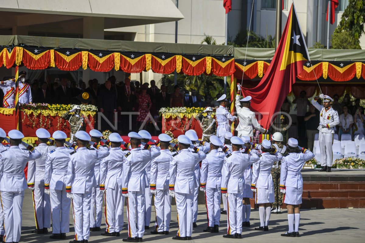 UPACARA PERINGATAN RESTORASI KEMERDEKAAN TIMOR LESTE KE 20 | ANTARA Foto