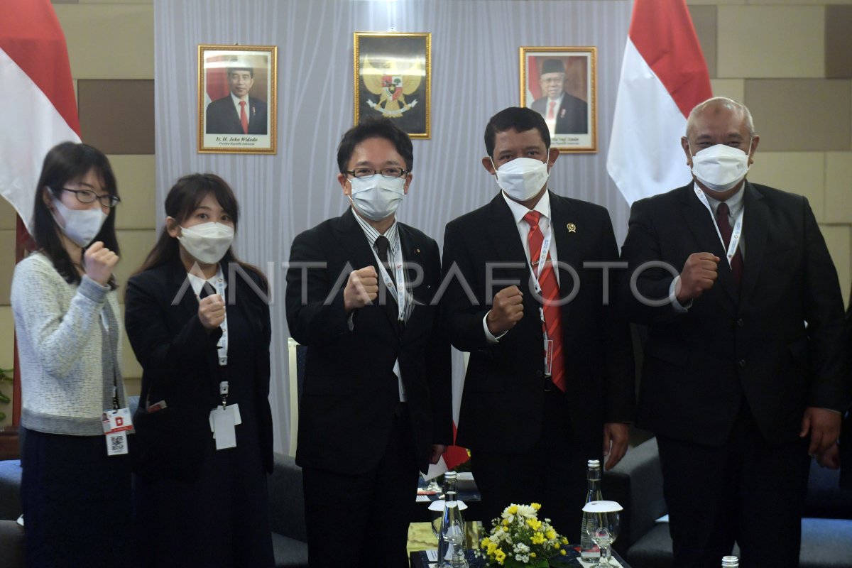 PERTEMUAN BILATERAL INDONESIA - JEPANG DI GPDRR 2022 | ANTARA Foto