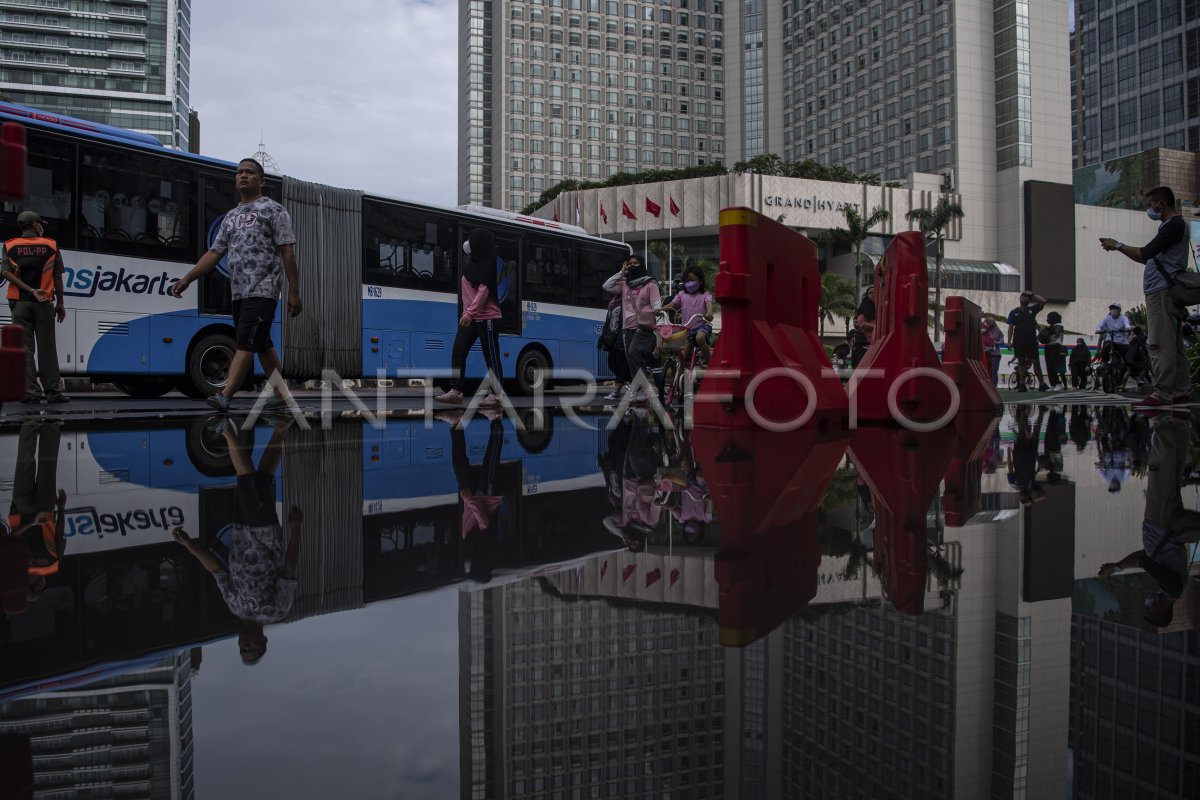 HARI BEBAS KENDARAAN BERMOTOR DI JAKARTA | ANTARA Foto