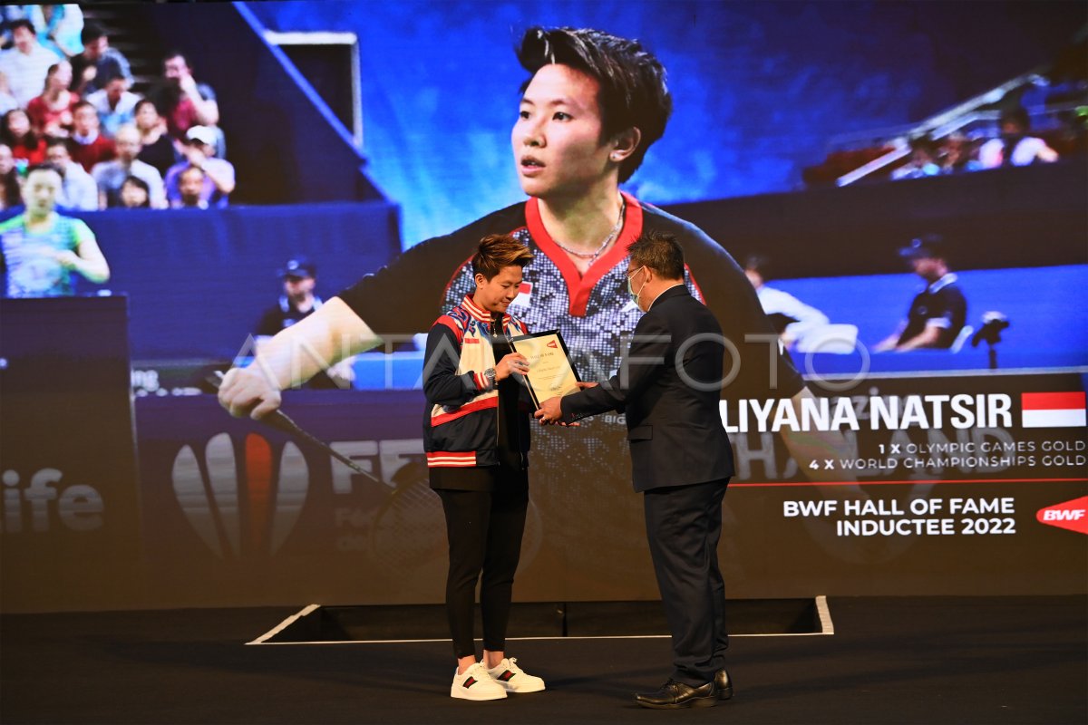 LILIYANA NATSIR RAIH HALL OF FAME BWF | ANTARA Foto