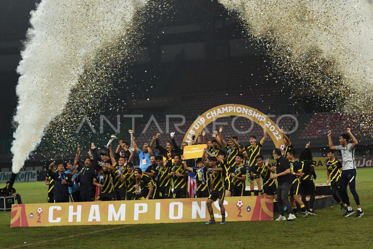 MALAYSIA JUARA FINAL PIALA AFF U19 2022 | ANTARA Foto