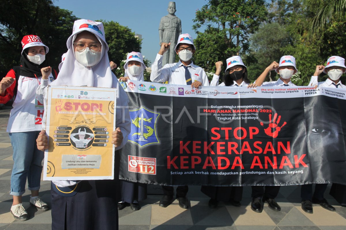 KAMPANYE STOP KEKERASAN KEPADA ANAK | ANTARA Foto