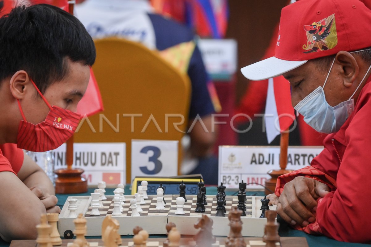 Pertandingan Catur Asean Para Games 2022 Antara Foto