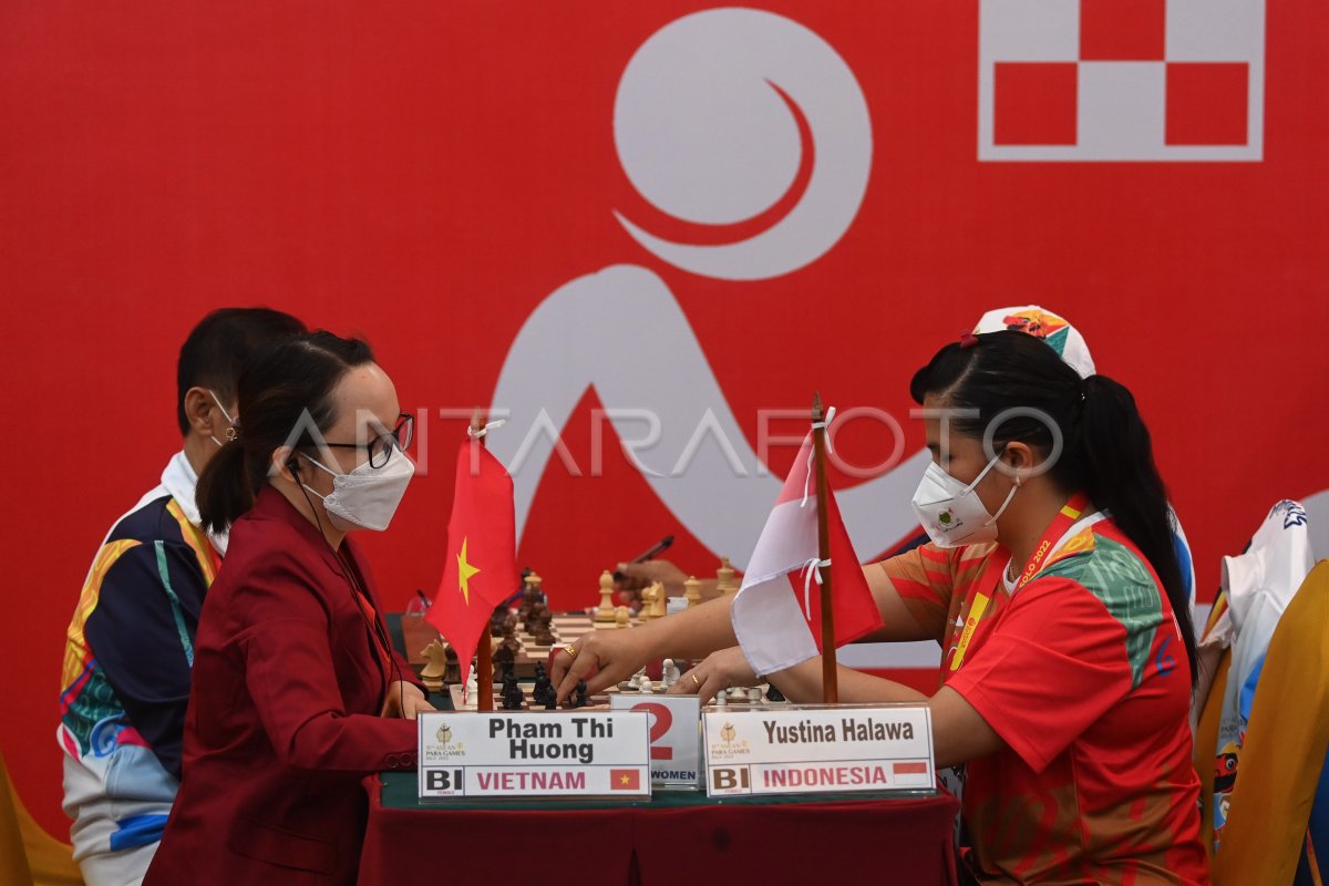 Final Catur Putri Asean Para Games 2022 Antara Foto