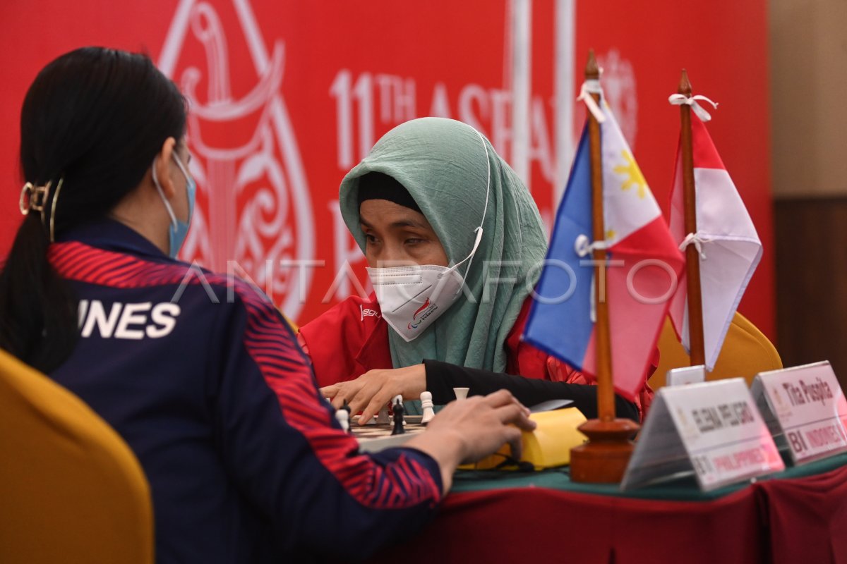 Final Catur Putri Asean Para Games 2022 Antara Foto