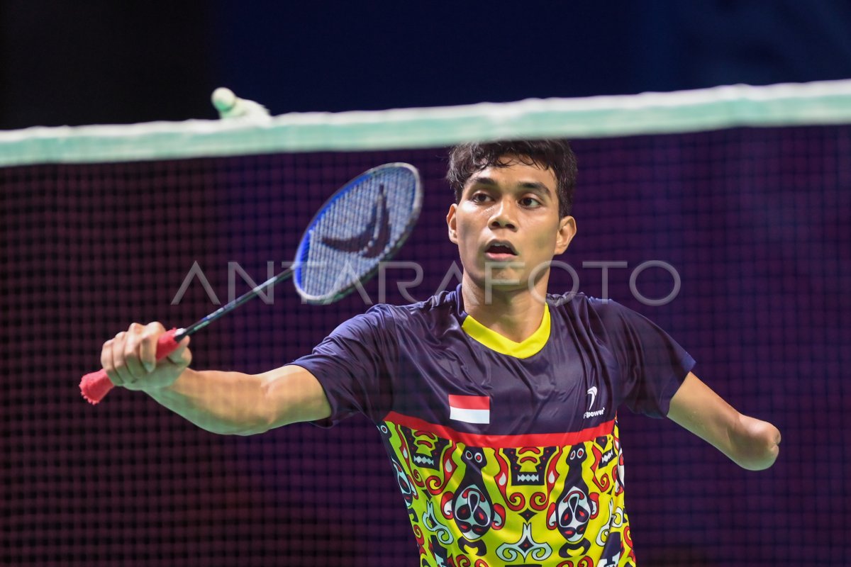 FINAL BADMINTON GANDA PUTRA SU5 APG 2022 | ANTARA Foto