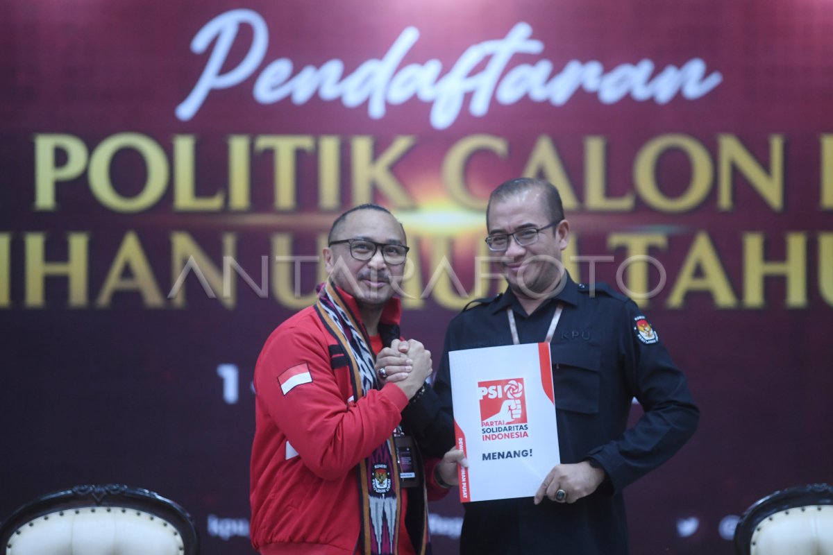 PSI MENDAFTAR PEMILU 2024 ANTARA Foto   Psi Mendaftar Pemilu 2024 11fbt Dom 