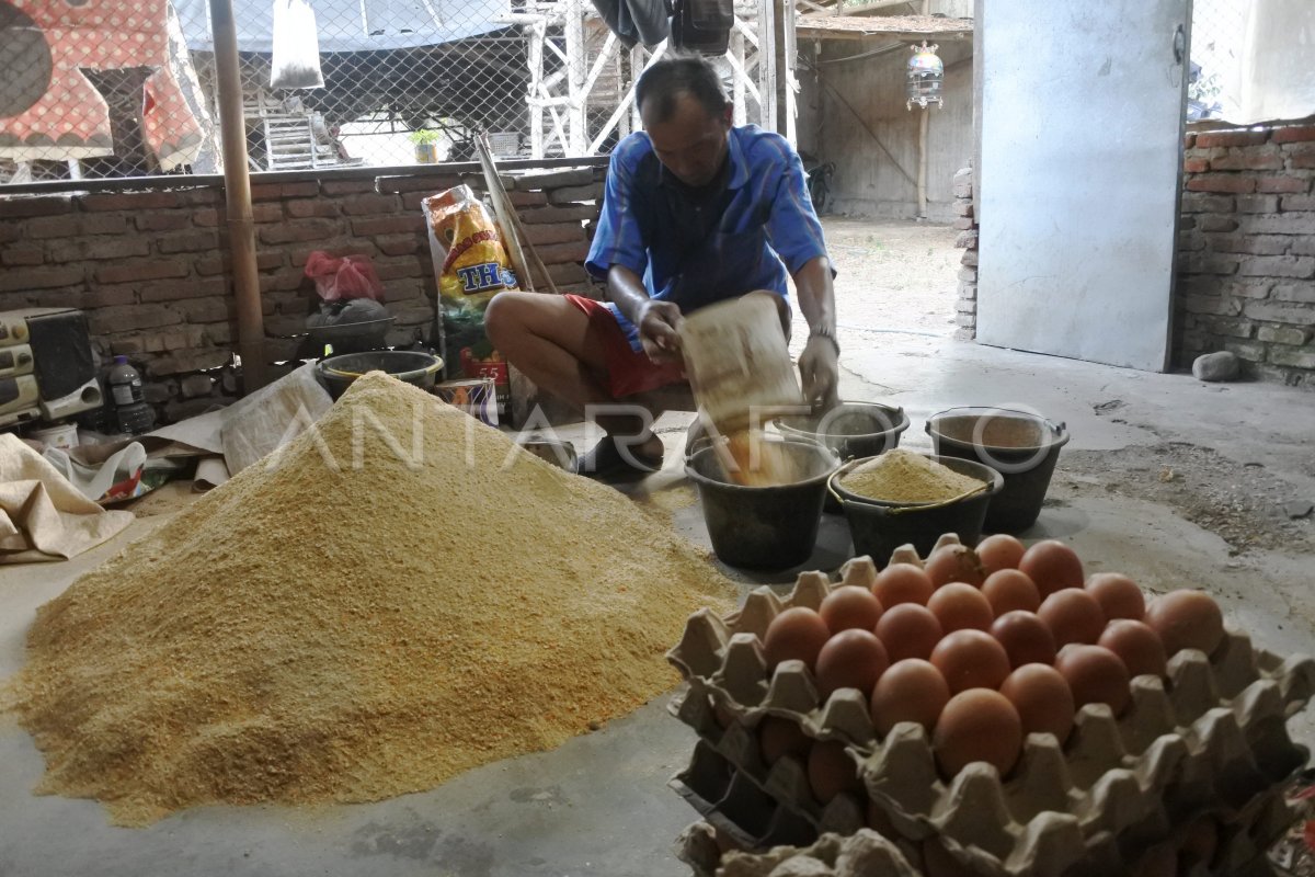 HARGA TELUR AYAM NAIK AKIBAT HARGA PAKAN MELONJAK | ANTARA Foto