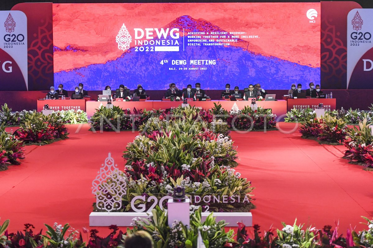 PERTEMUAN KEEMPAT DIGITAL ECONOMY WORKING GROUP G20 | ANTARA Foto