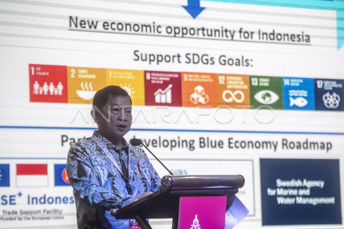 SEMINAR OF THE DEVELOPMENT OF INDONESIAS BLUE ECONOMY ROADMAP | ANTARA Foto